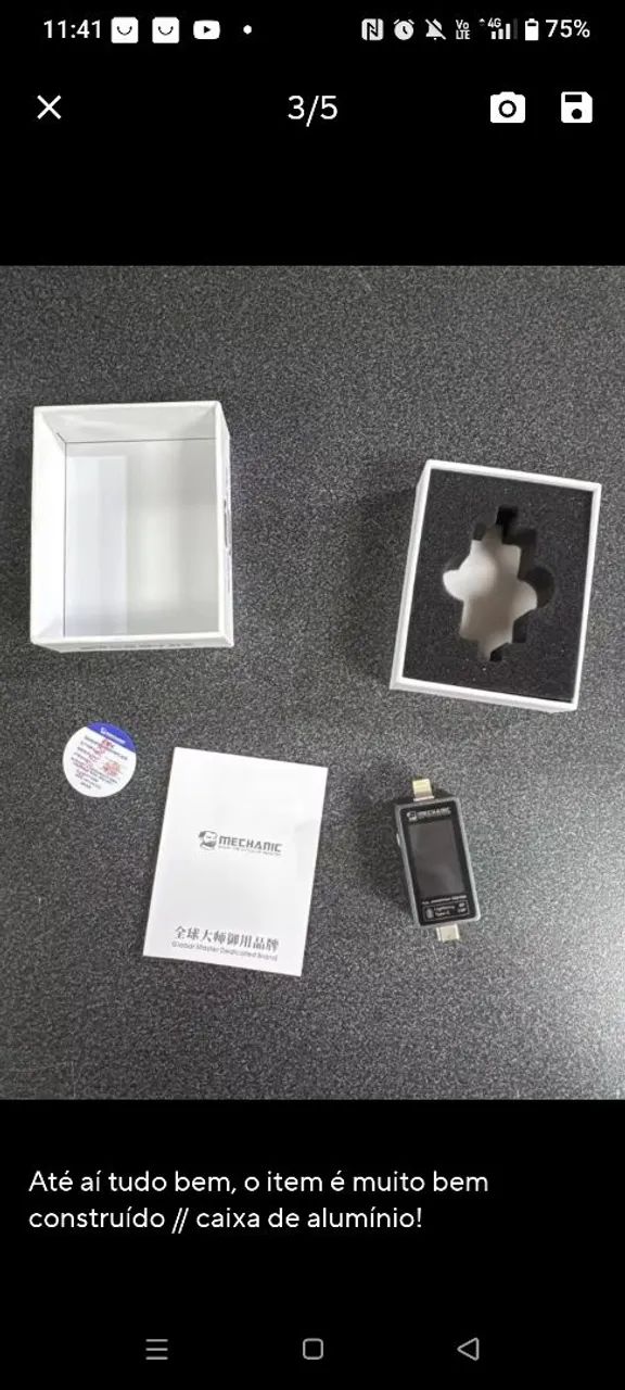USB TESTER PARA TÉCNICO EM CELULAR  - Foto 4