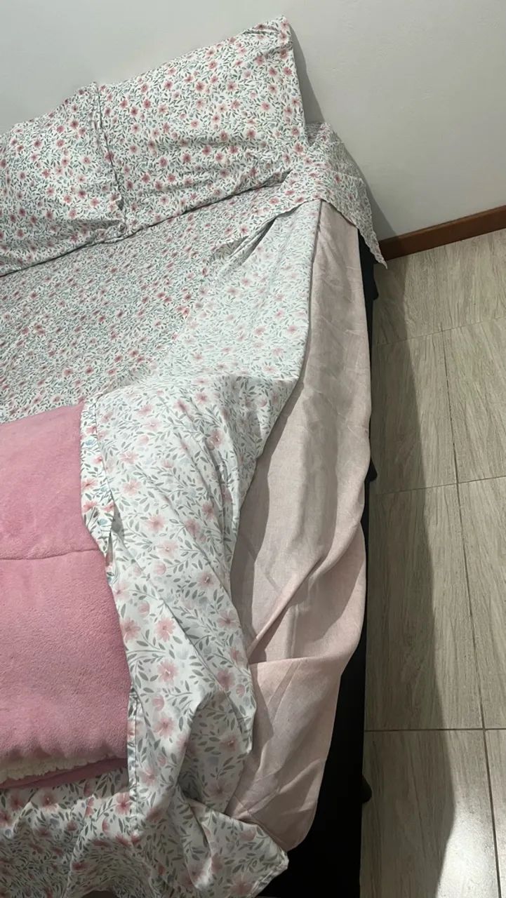 VENDO CAMA DE CASAL + BOX - Foto 2