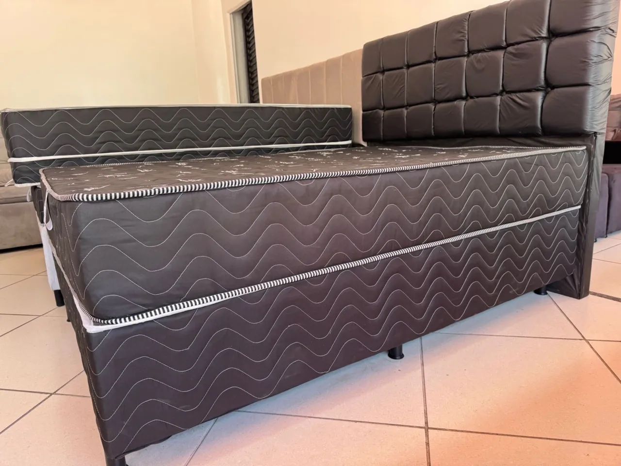 Promoção colchão D33 25 cm com base box de brinde - Foto 2
