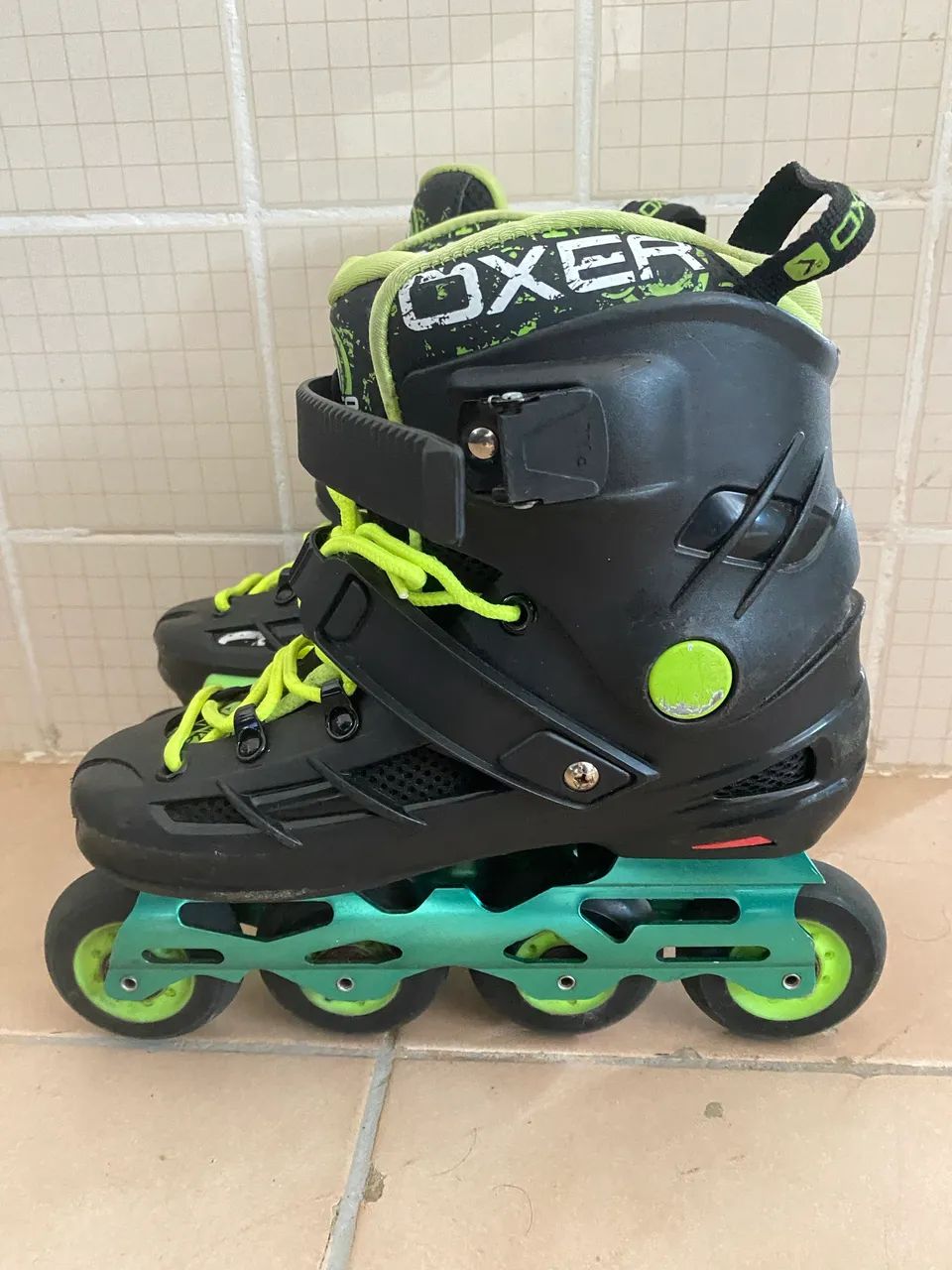 Título: Patins Oxer Freestyle V8 - Seminovo - Tam 36 - Base Alumínio - Foto 4