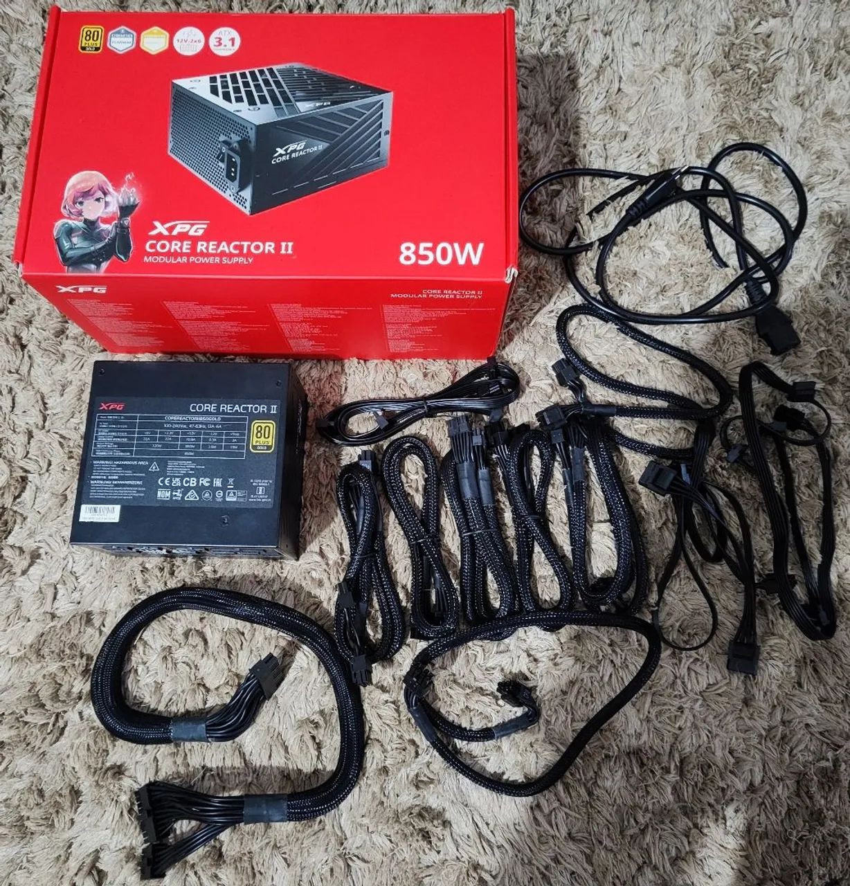 Fonte 850W XPG e GPU Suport Cooler Master