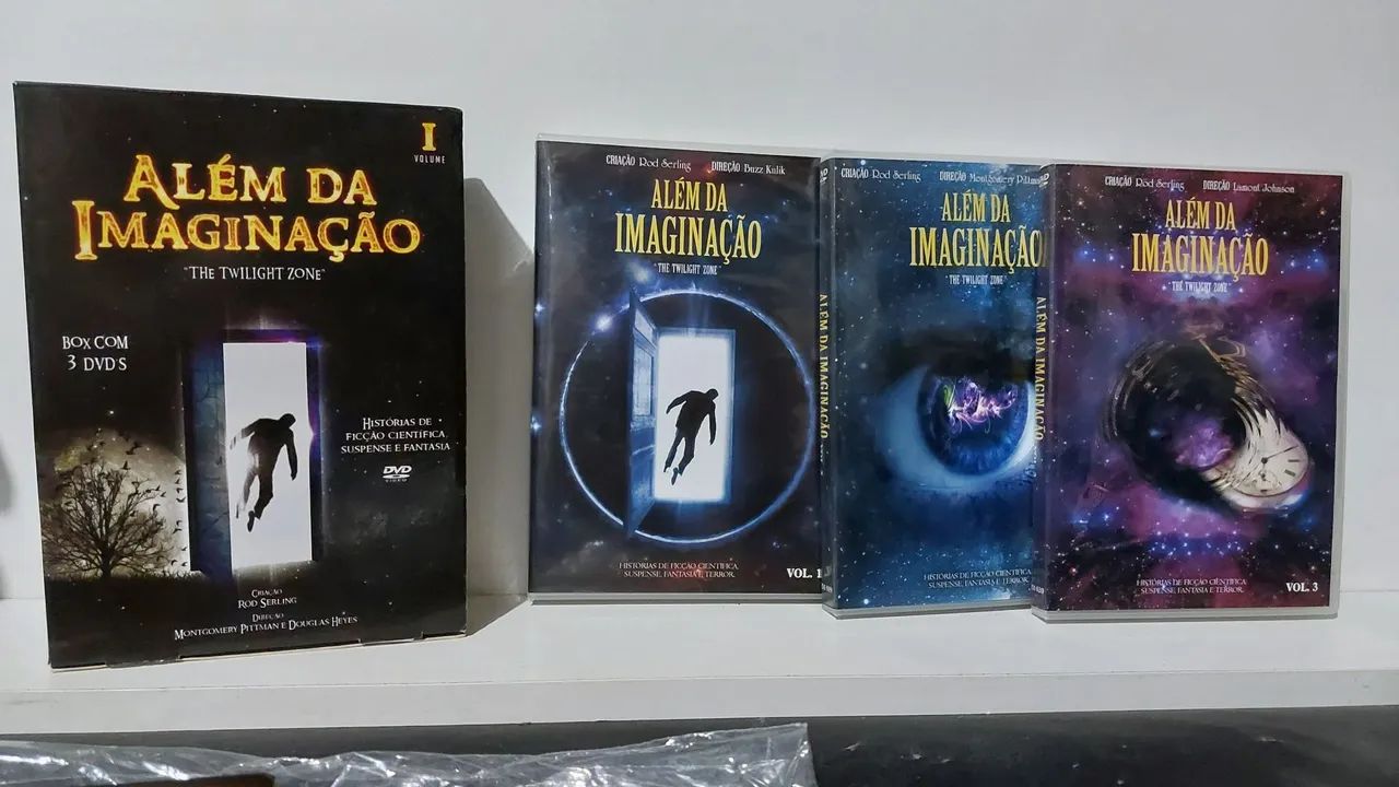 BOXES ALÉM DA IMAGINACÃO VOL. 1 E 2 - DVD, Blu-Ray e Vídeo Cassete