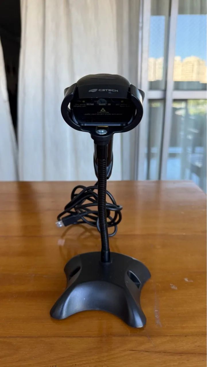 Scaner leitora de codigo de barras com tripé C3TECH - Foto 4