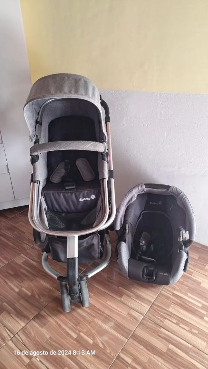 Kit Carrinho e Bebe Conforto  - Foto 2
