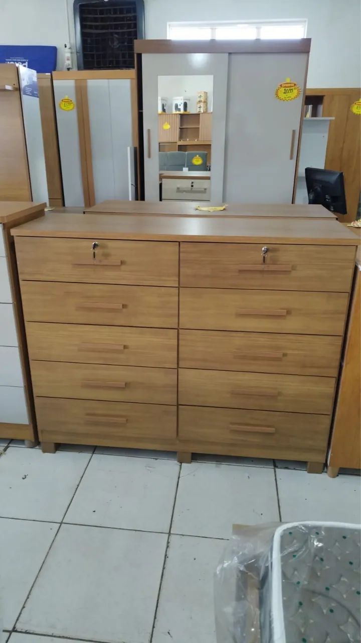 CÔMODA GRANDE 10 GAVETAS  - Foto 2