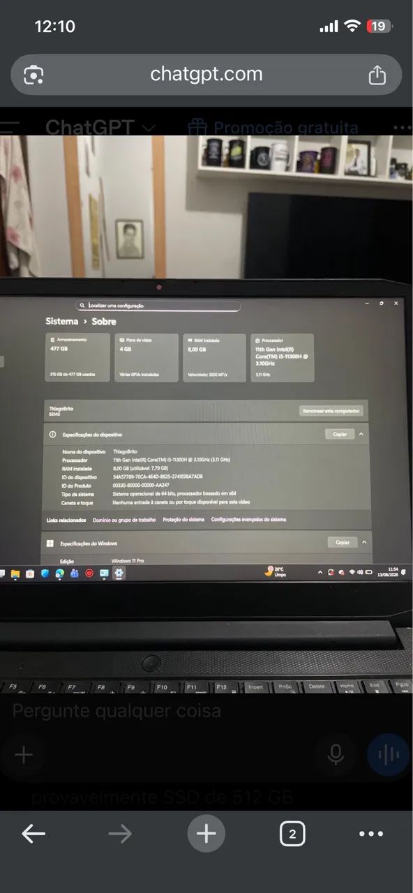  Notebook Ideapad Gaming 3i  - Foto 2