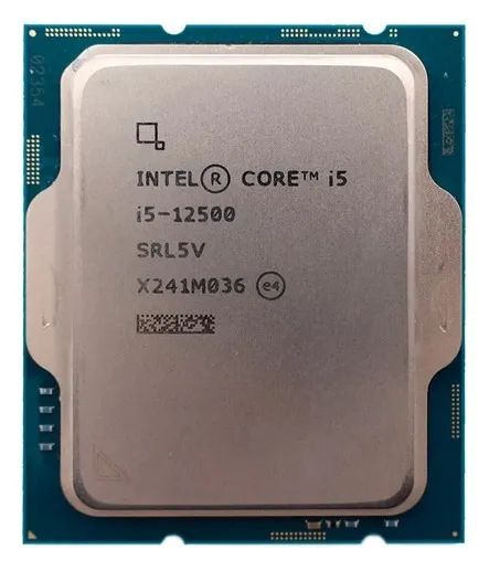 CPU Intel Core i5-12500 CPU Processador Core i5 12500 4.60Ghz LGA 1700 Sem Coler