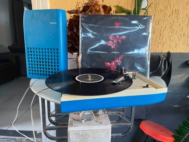 Toca discos Philips bem conservada funcionando perfeitamente - Foto 3