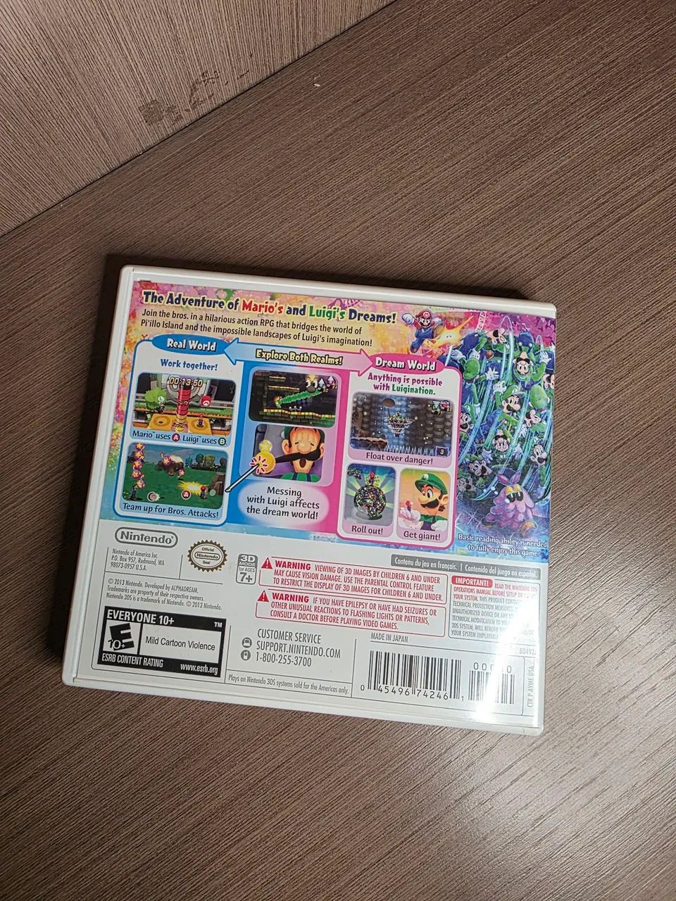 Mario e Luigi Dream Team 3DS Original - Foto 3