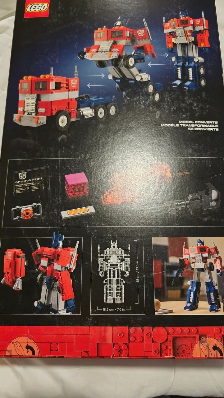 Lego Icons 10302 - Transformers - Optimus Prime - Foto 2