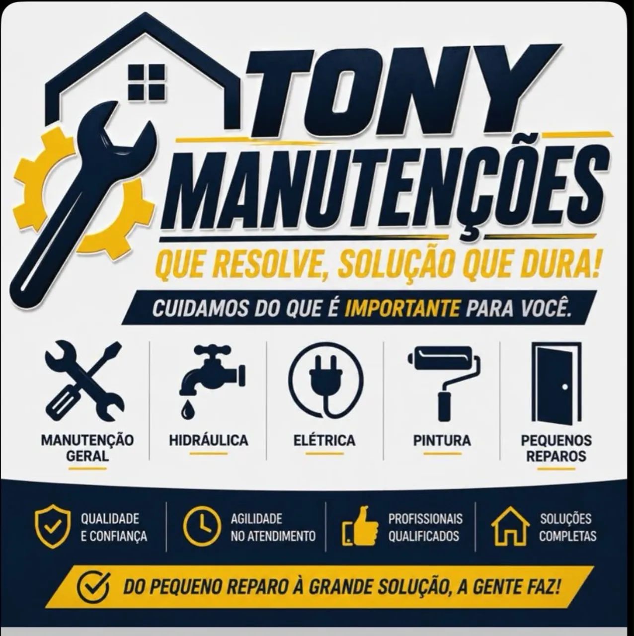 Problemas com manutenção? O Tony resolve