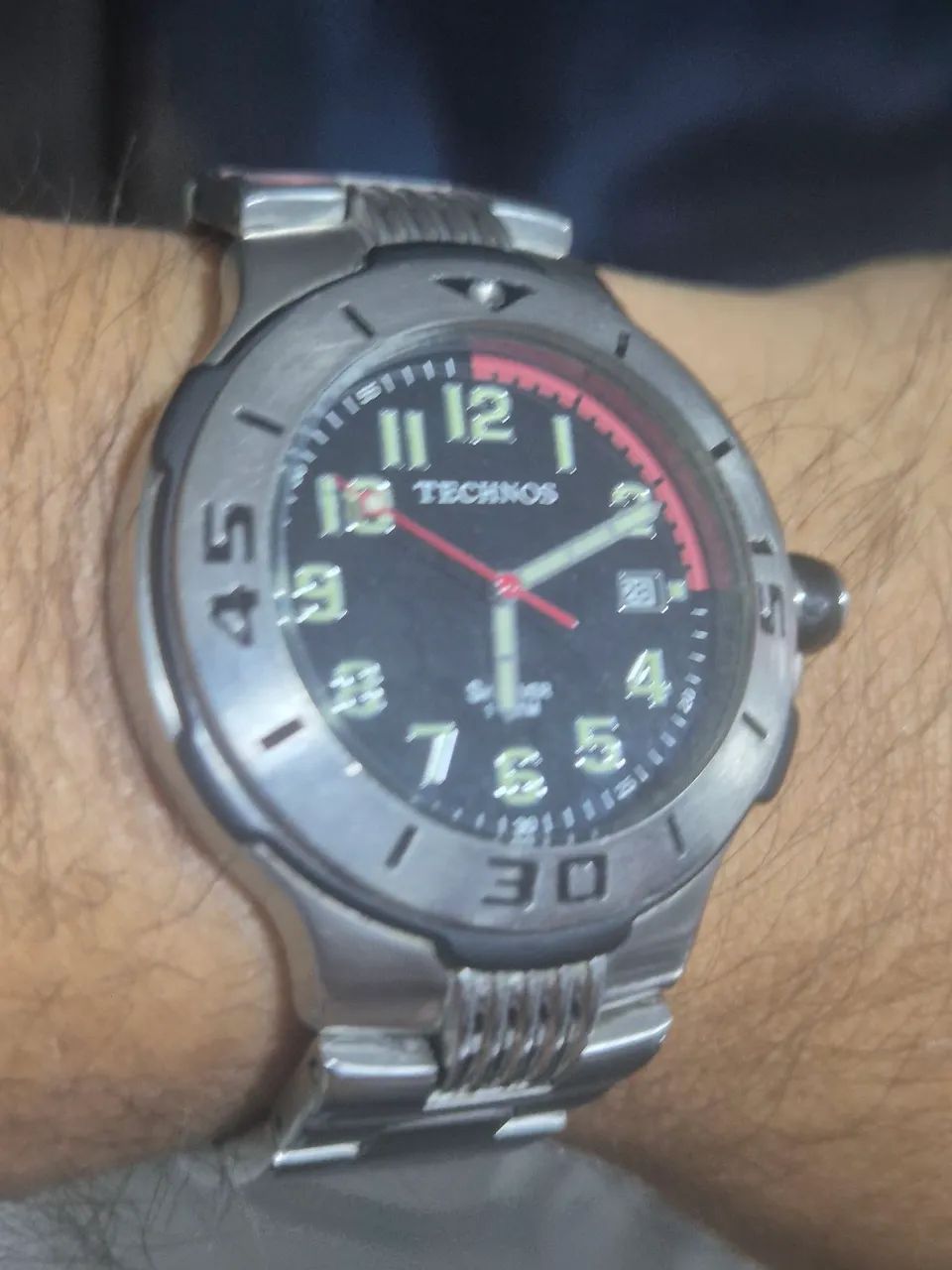 Relógio TECHNOS SKYDIVER 100 METROS   -   TODO REVISADO - Foto 2