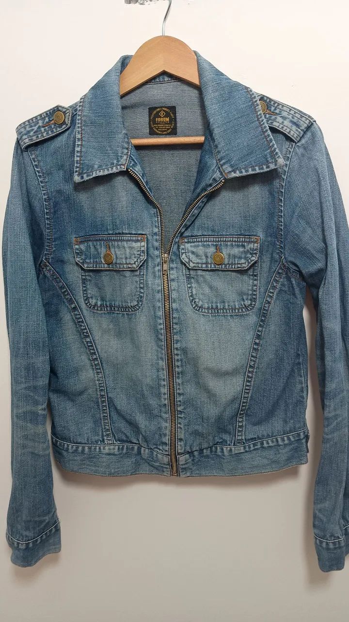 Jaqueta jeans Fórum 