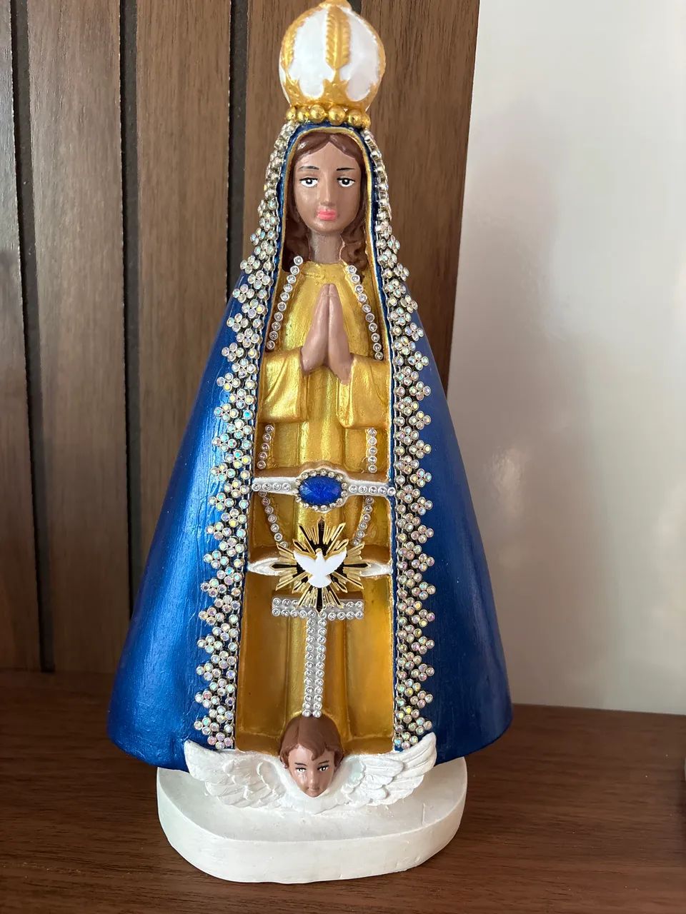 Nossa senhora Aparecida 30 cm gesso 