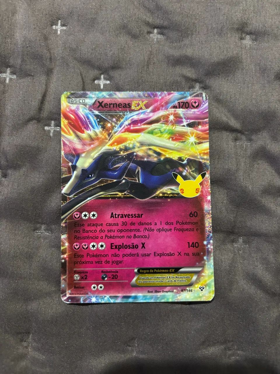 Carta Pokémon xerneas celebrações 