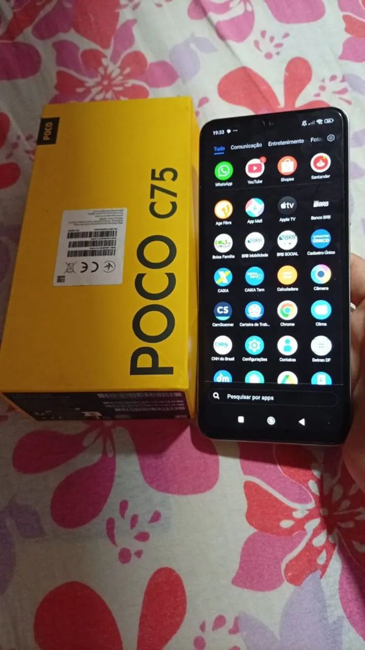 Poco C75 256gb,650 aceito proposta ZAP * - Celulares e Smartphones