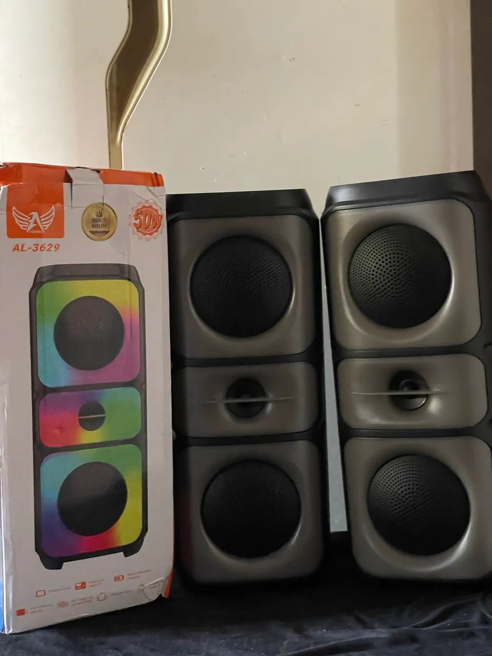 Caixa de som Bluetooth nova 50w pra vim fazer a retirada no local  - Foto 3