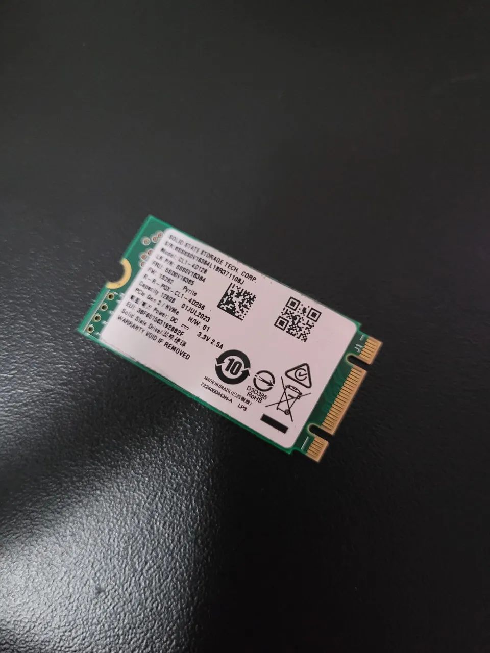 SSD Nvme 3.0 128gb MINI - Desktop Pc Gamer Notebook