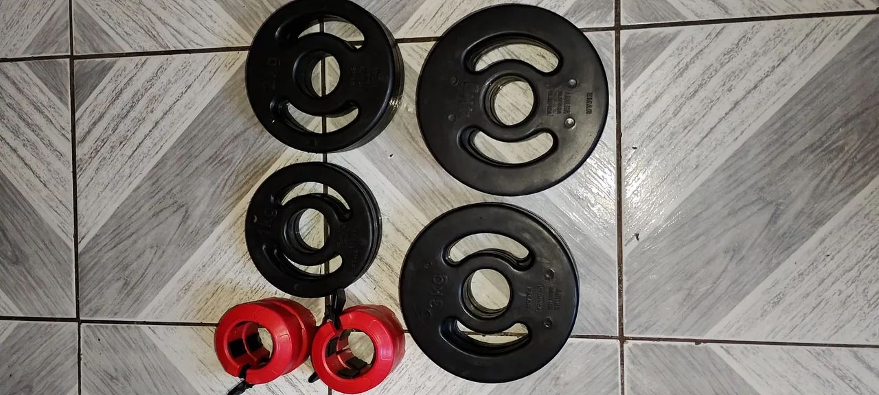 Par de halteres de 10kg - Foto 4