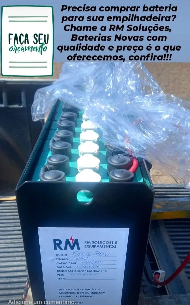 Baterias tracionárias para empilhadeiras elétricas  - Foto 6
