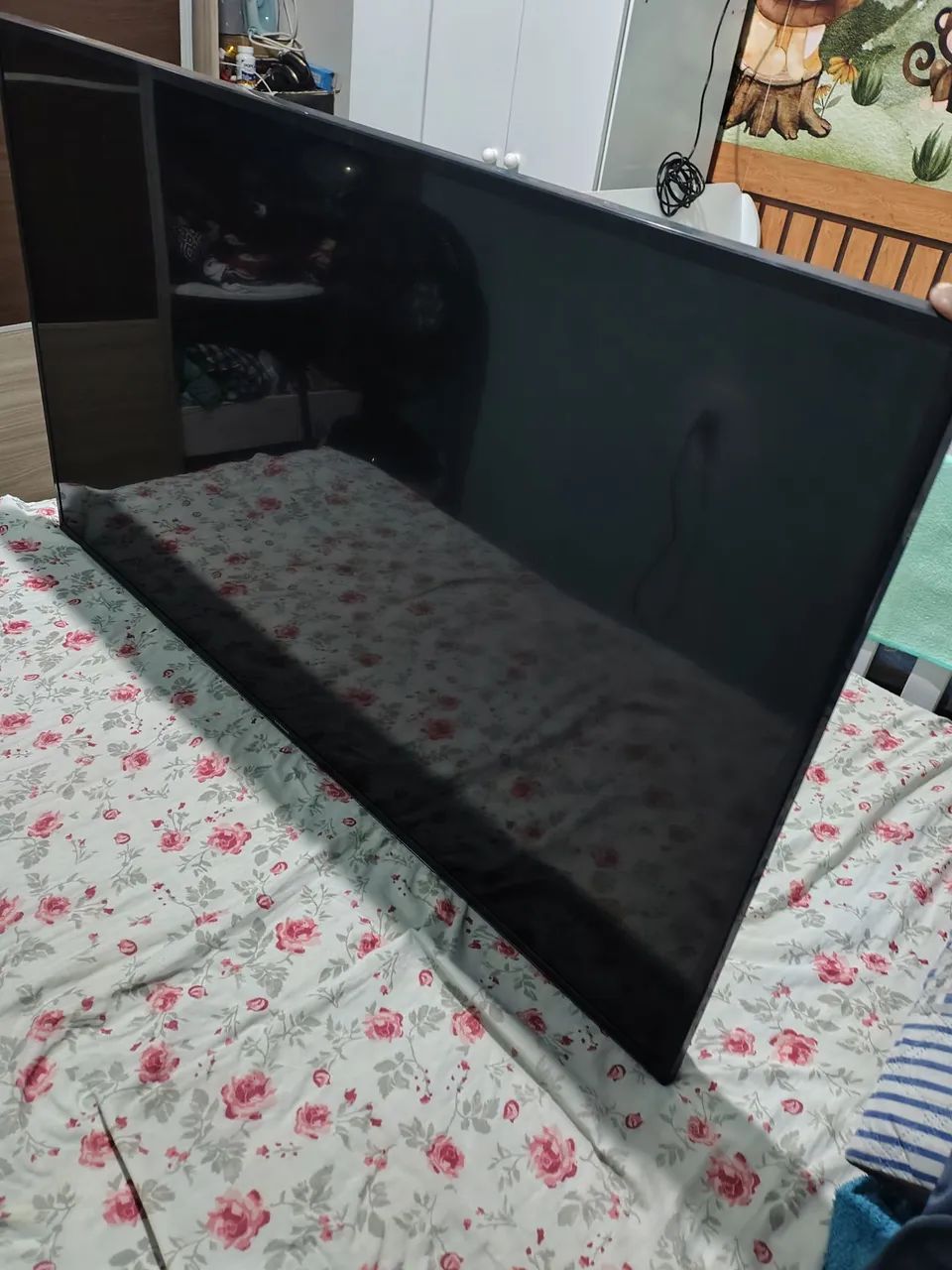 Vendo TV Samsung 55 polegadas com defeito na tela está com curto  - Foto 2