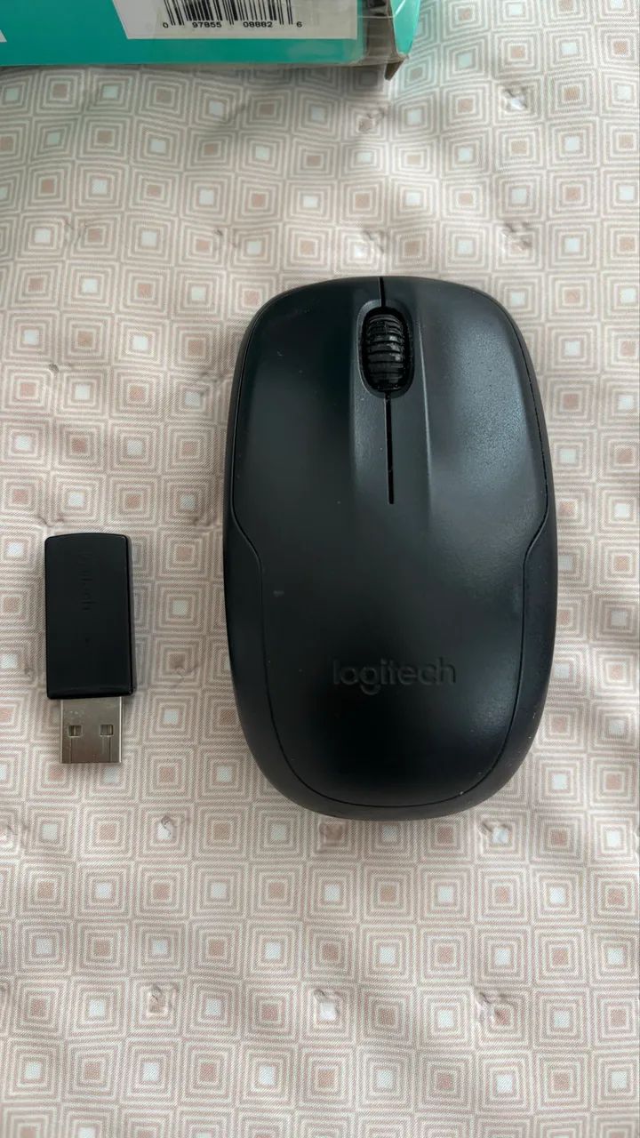 TECLADO + MOUSE SEM FIO LOGITECH MK220 - Foto 3