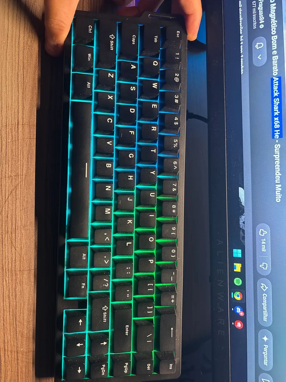 Teclado Magnético Freewolf Gamer - Foto 3