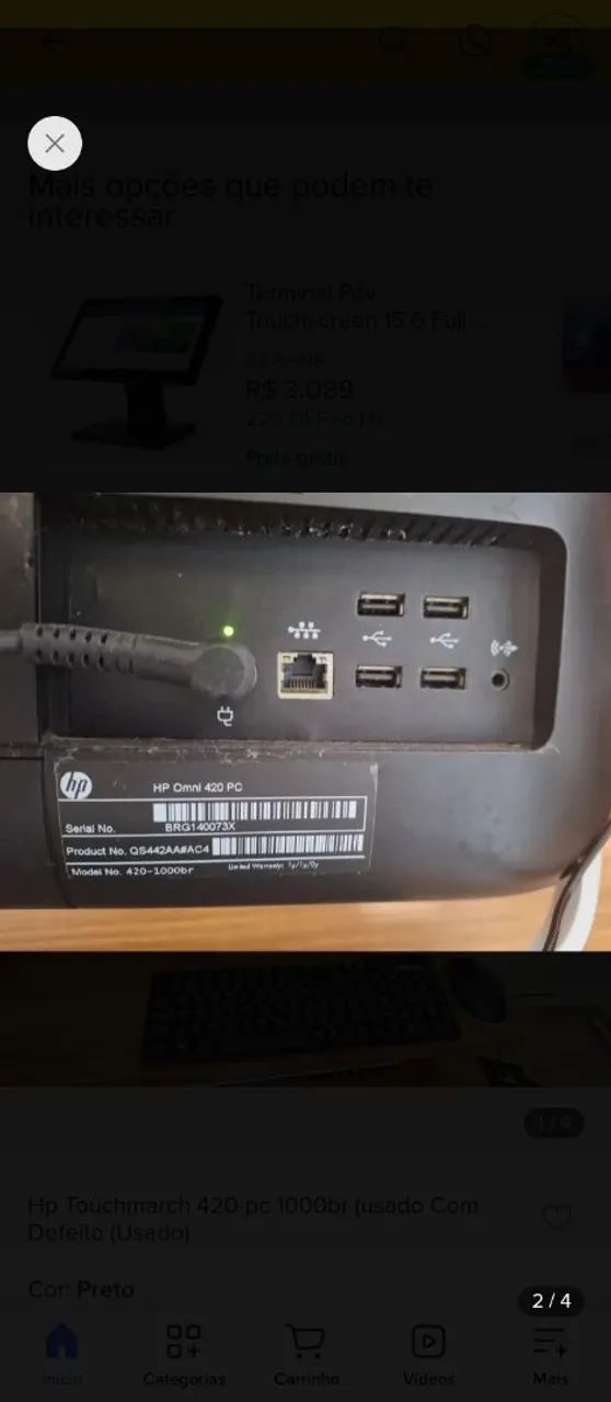 Hp Touchmarch 420-pc  - Foto 3