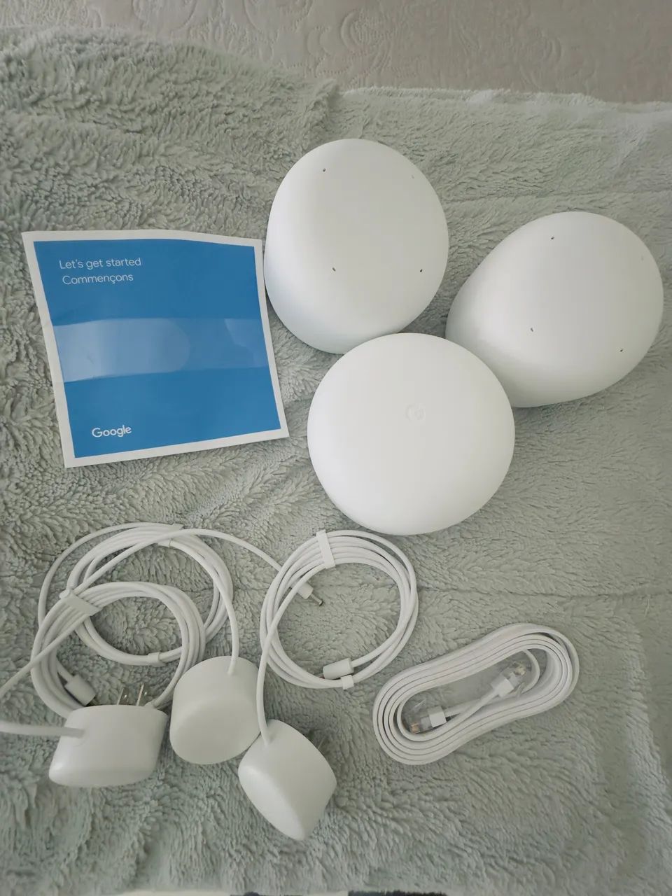 Sistema Wi-fi Google Nest 1 Rounter 2 Points Pronta Cor Snow - Foto 2