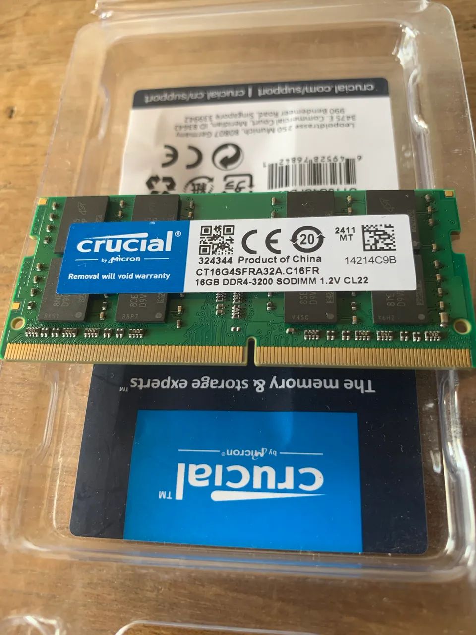 Memória RAM 16GB Notebook DDR4 SODIMM