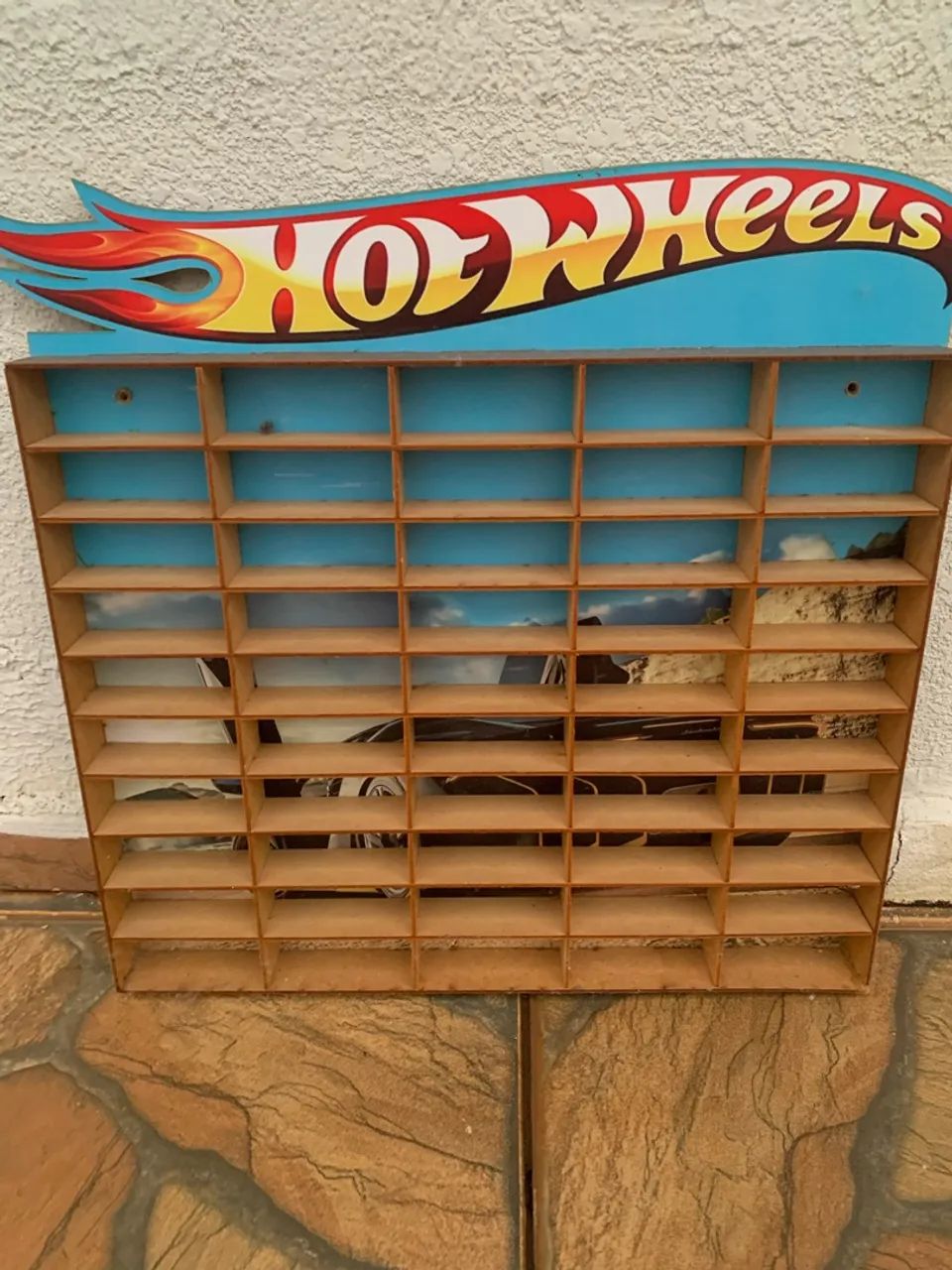 Estante hotwheels 