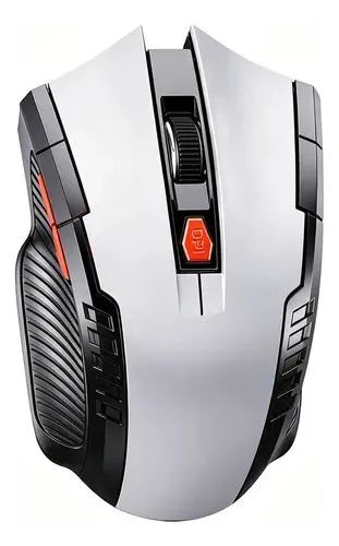 Mouse sem fio Wireless prata com preto Novo - Foto 2