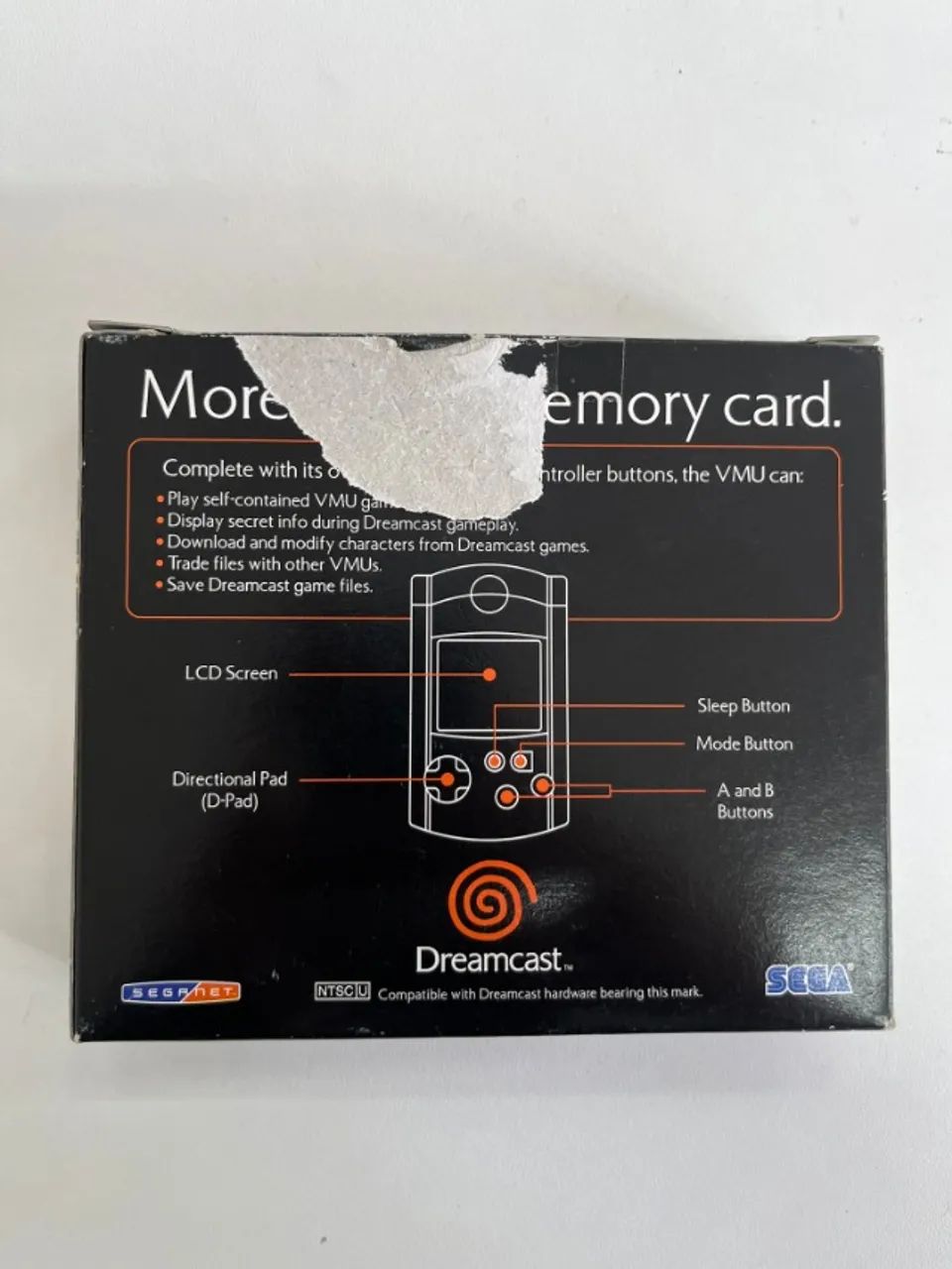 VISUAL MEMORY UNIT (VMU) VERDE TRANSLUCIDO SEMINOVO - DREAMCAST - Foto 3