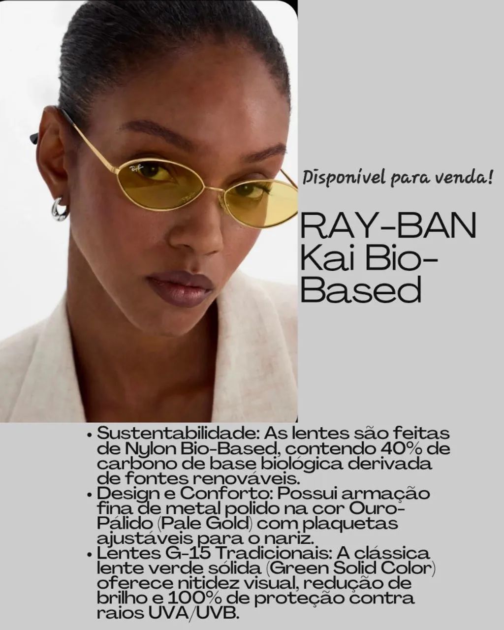 Óculos Ray-Ban kio bio-based  - Foto 2