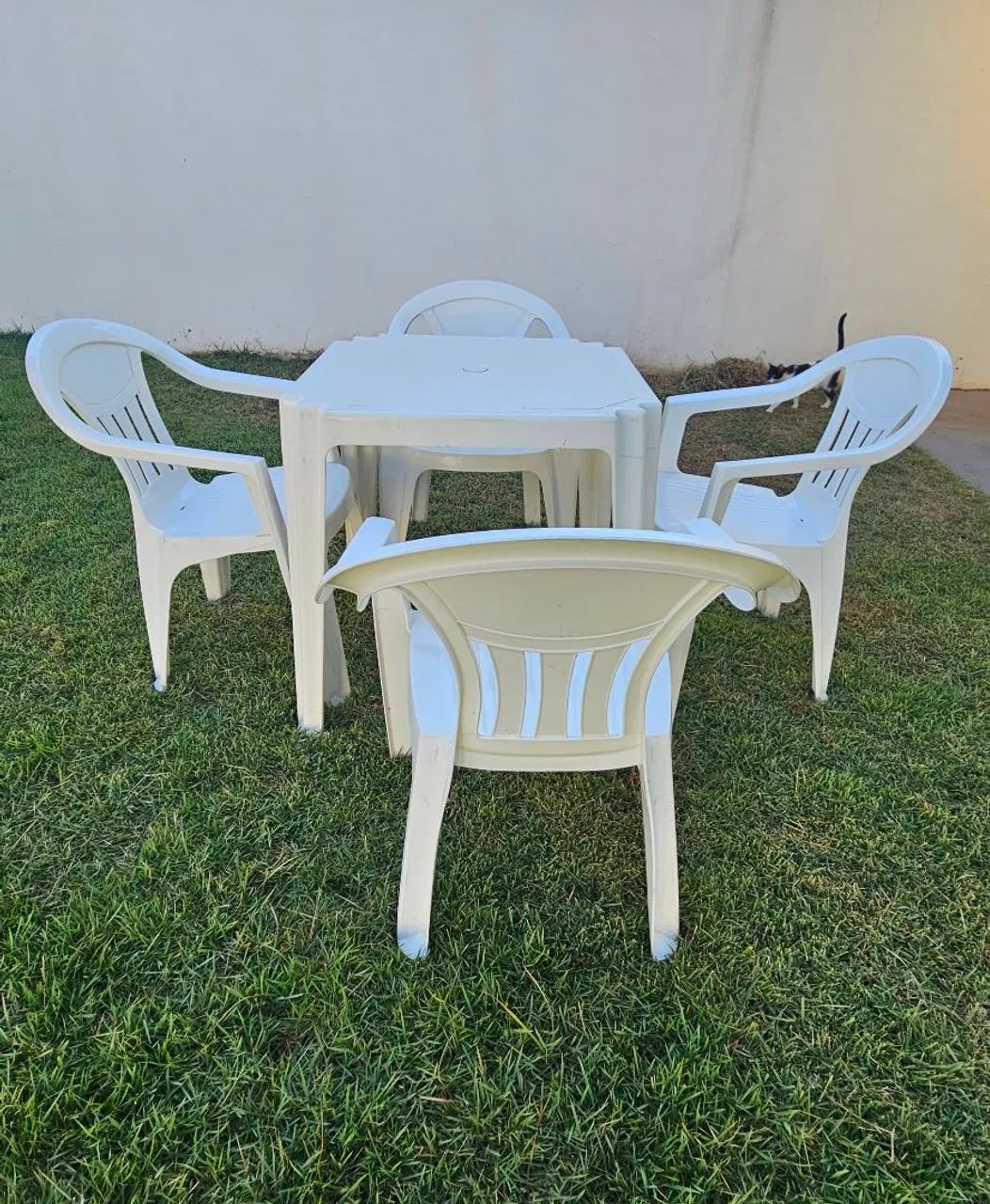 Jogo mesa e cadeira tramontina