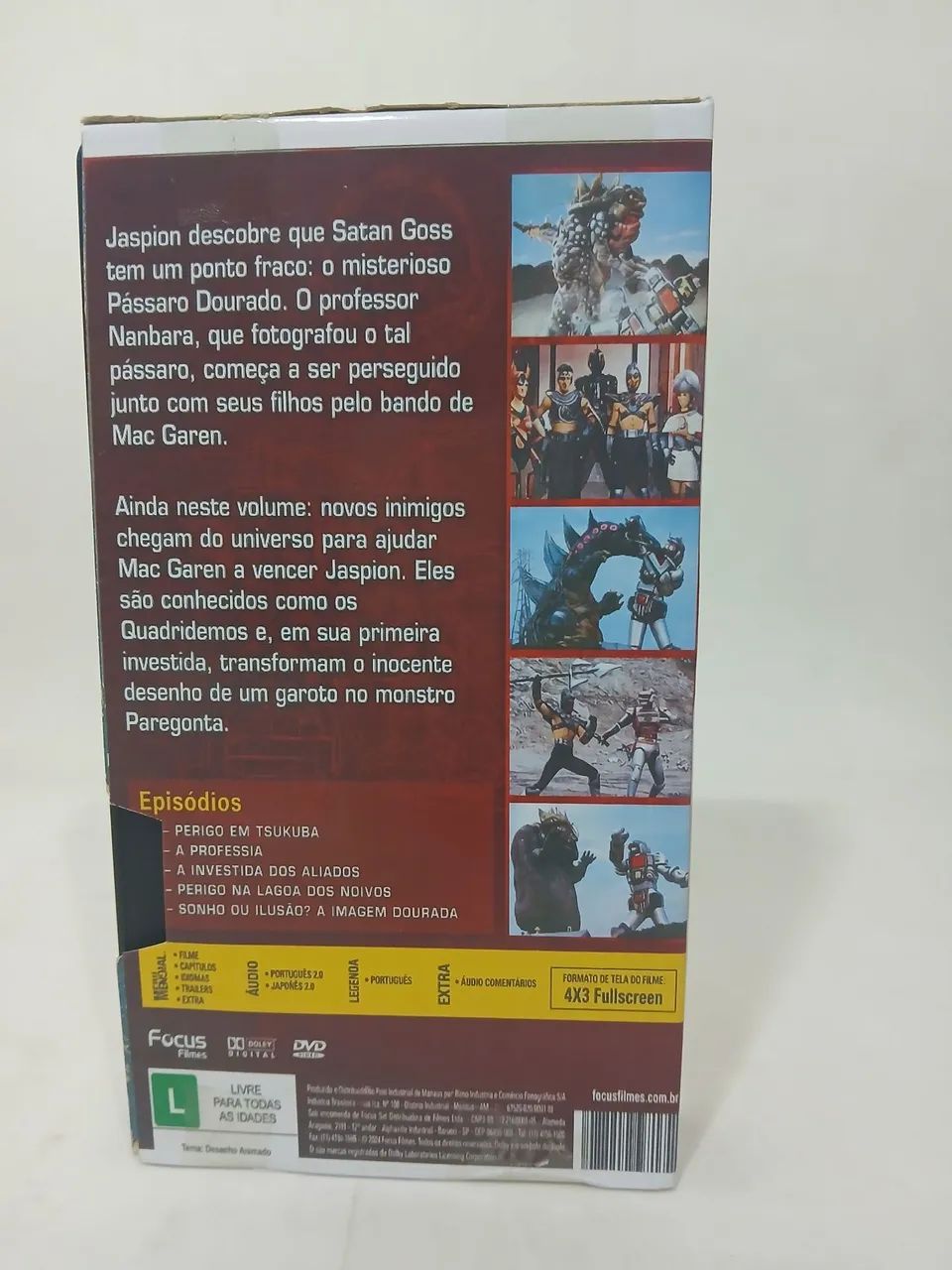 VHS Aventuras do Jaspion Conservado - Foto 3