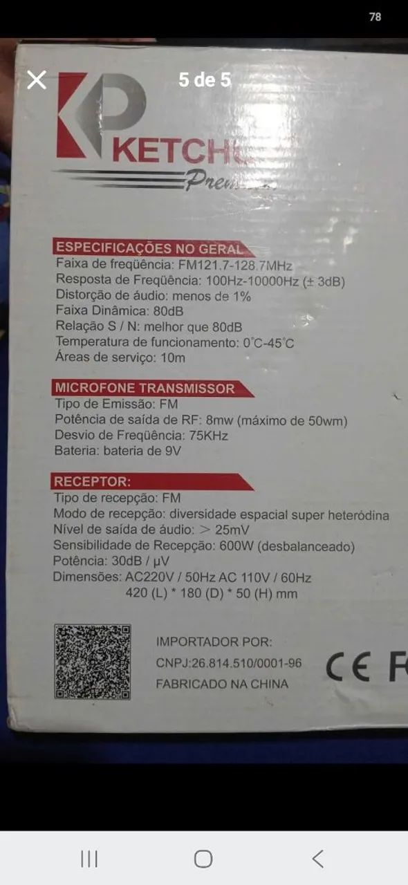 Microfone sem fio - Foto 5