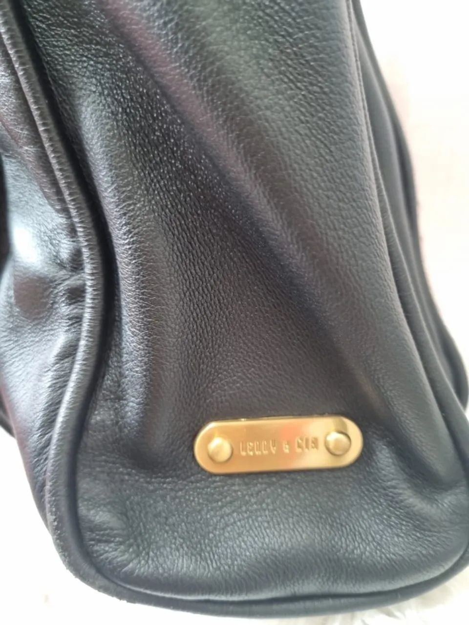 Bolsa de couro e pelinhos LENNY e CIA - Foto 3