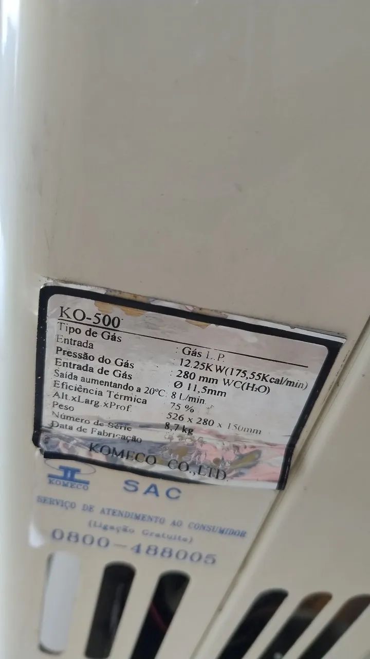 Aquecedor a gás Komeco KO 500 - Foto 2