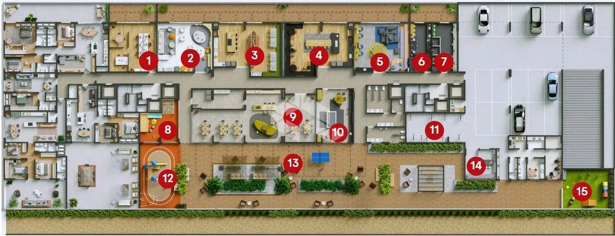 Apartamento com 3 quartos/dormitórios no bairro Centro, em Biguaçu - SC - Foto 5