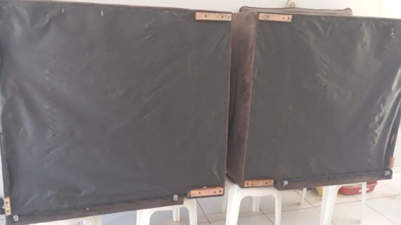 Vendo sofá retrátil 2.50X1.20 marrom valor 650.00 pra entregar em Maringá  - Foto 2