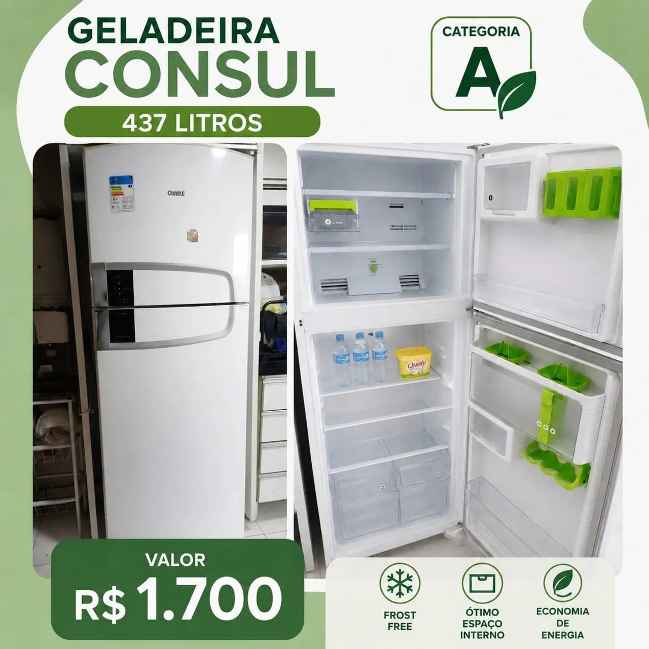 Vendo geladeira Consul 