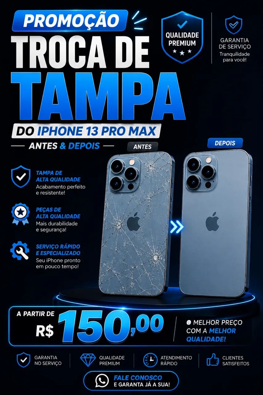 Troca de tampas traseira