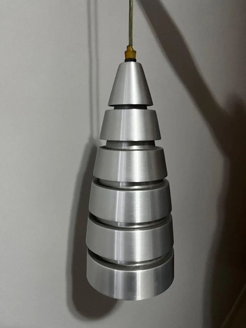 Luminária de alumínio 