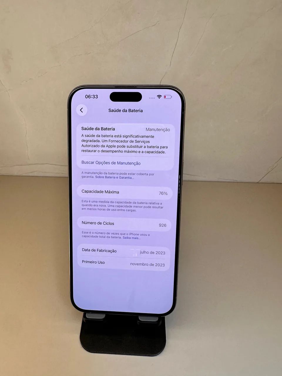iPhone 15 Pro Max 256GB Natural - Semi Novo - Celulares e