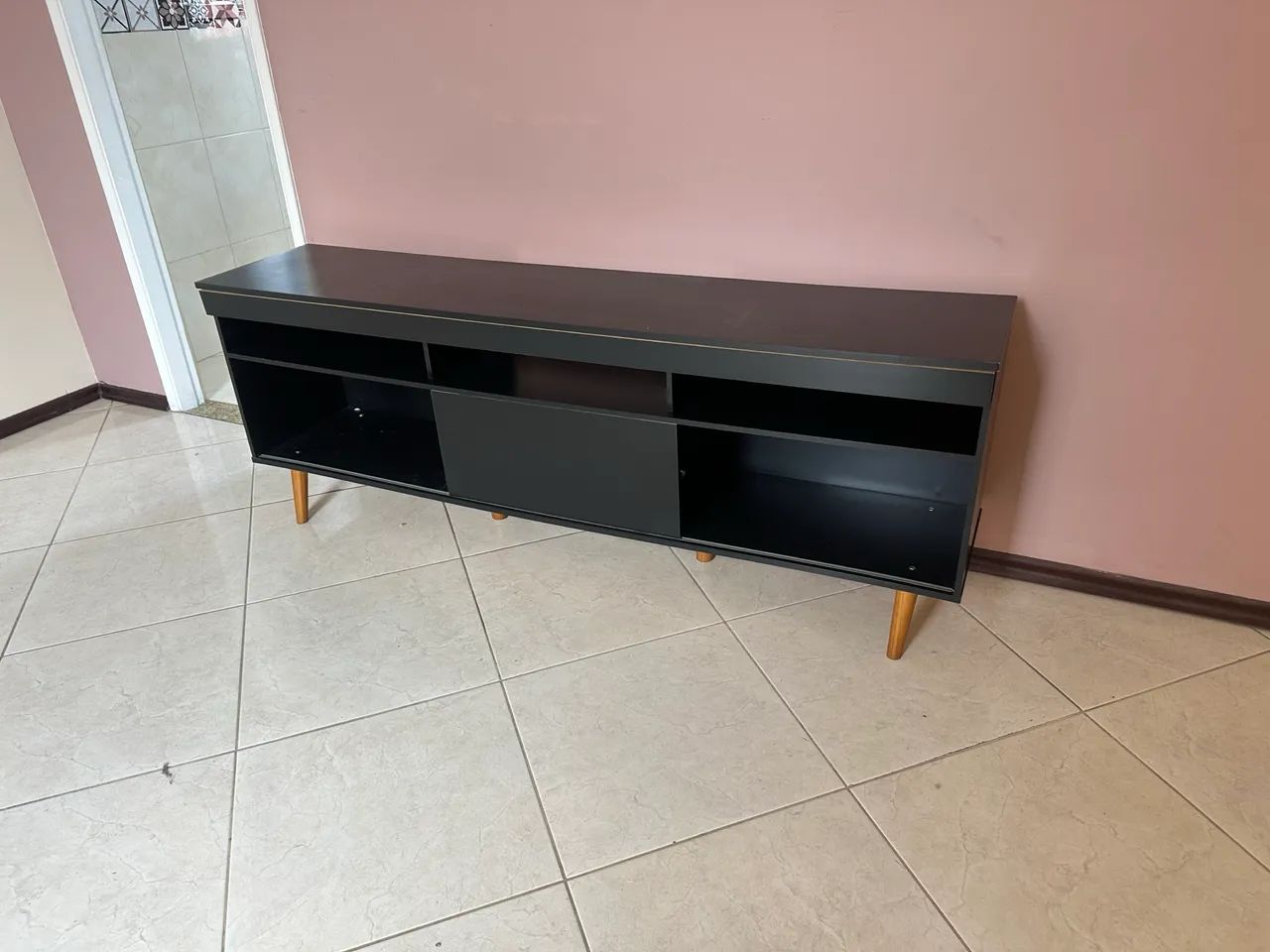 Rack retrô preto 1.80cm