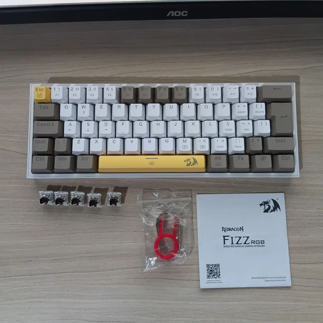 ATTACK SHARK X11 + REDRAGON LAKSHMI K606 - Foto 2