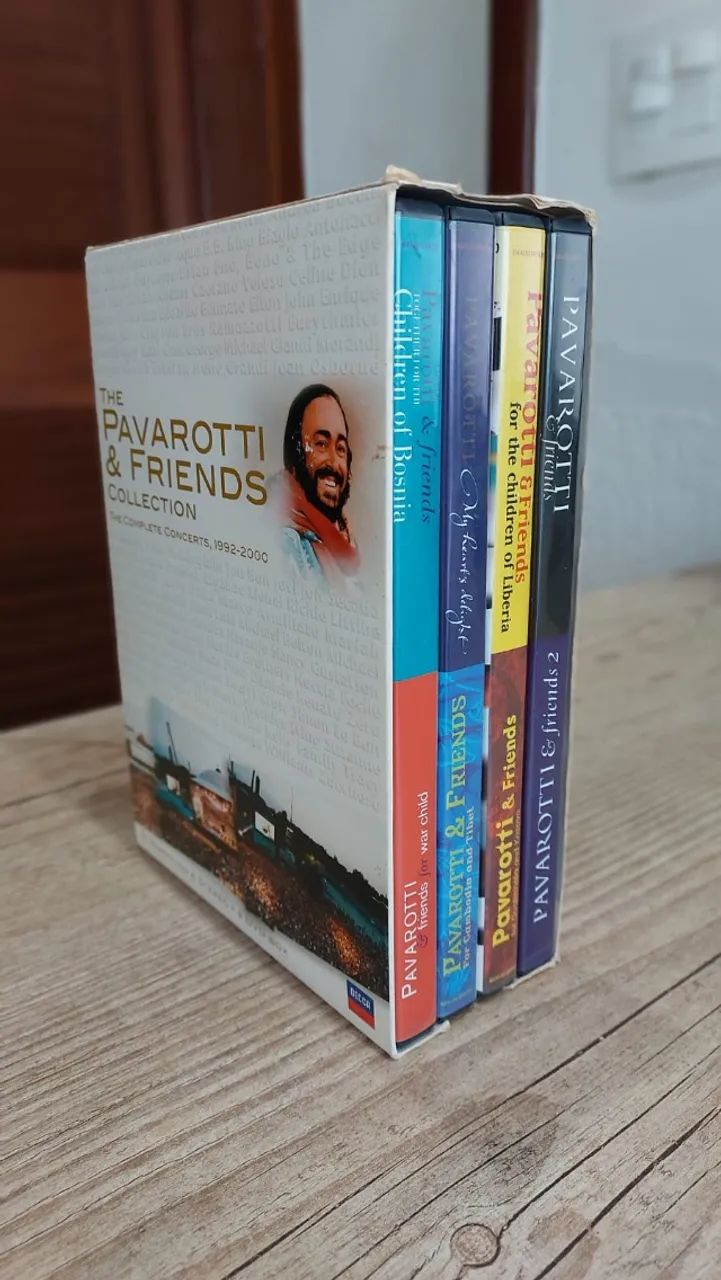BOXSET - THE PAVAROTTI & FRIENDS COLLECTION (4 DVDS) - Foto 2