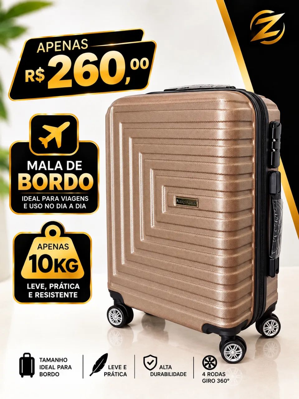 MALA DE BORDO DE 10KG 