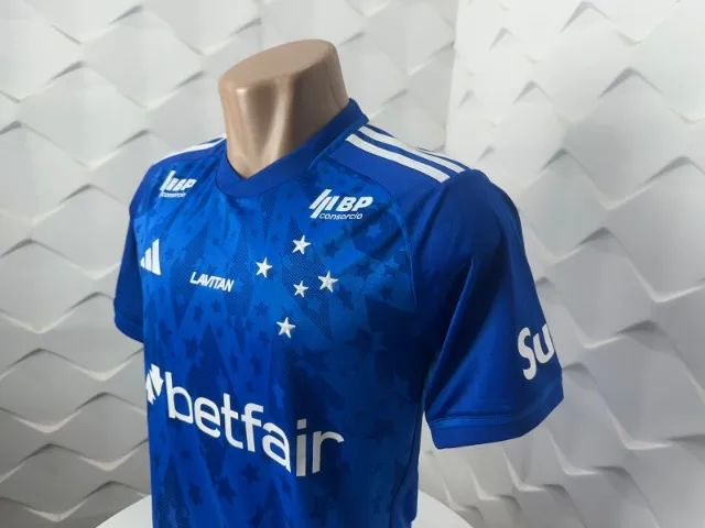 Camisa Cruzeiro 2024 Home Utilizada em Jogo Marlon - Foto 3